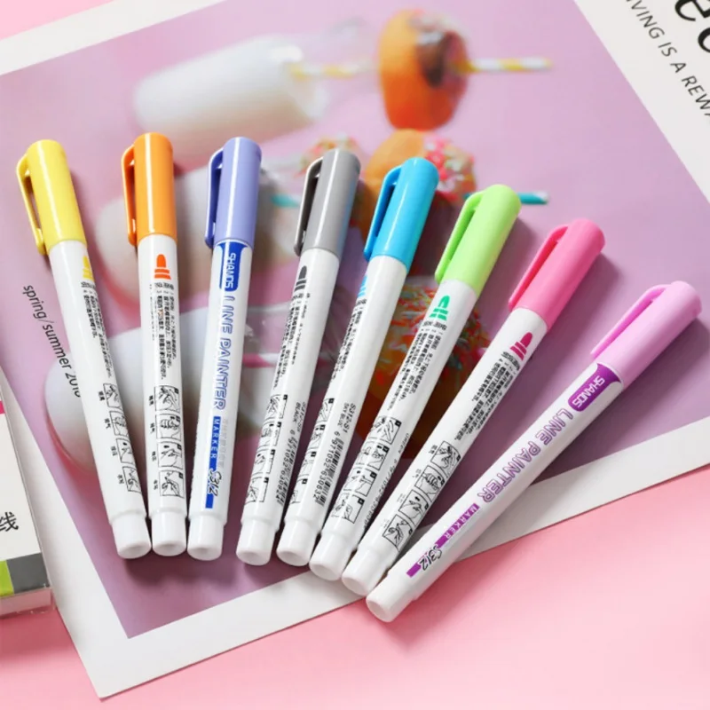 8Pcs Art Markers Sets Double Liner Drawing Pens Color Marker Pen Student Marker Stationery Set
8Pcs Art Markers Sets Double Liner Drawing Pens Color Marker Pen Student Marker Stationery Set