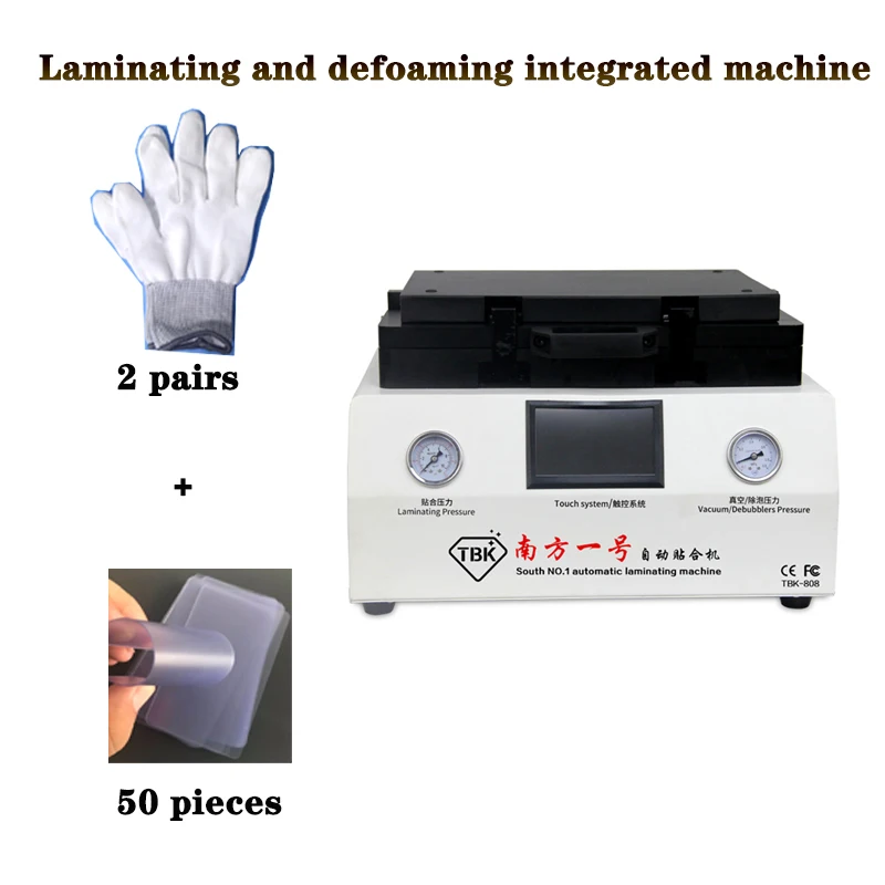 TBK 808 Mobile Phone Laminating Defoaming Flat Screen Vacuum Pressing OCA Lamination And Bubble Remover LCD Repair Machine
TBK 808 Mobile Phone Laminating Defoaming Flat Screen Vacuum Pressing OCA Lamination And Bubble Remover LCD Repair Machine