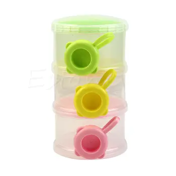 Portable Cute Baby Formula Milk Powder 3 Compartment Dispenser Container Storage R9UE
Portable Cute Baby Formula Milk Powder 3 Compartment Dispenser Container Storage R9UE