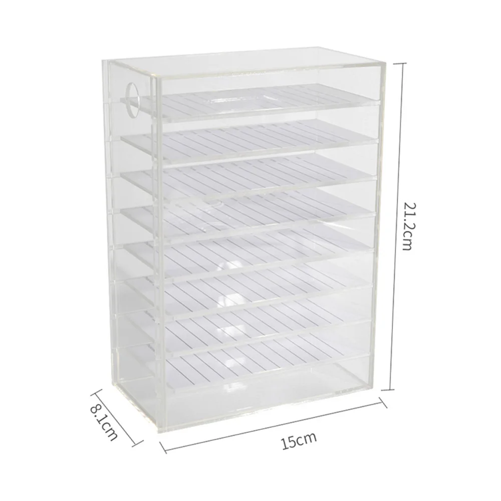 High-End Grafting Eyelash Storage Box Acrylic Makeup Accessories Box For Eyelash Storage 8 Layers
High-End Grafting Eyelash Storage Box Acrylic Makeup Accessories Box For Eyelash Storage 8 Layers