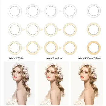 16cm LED Mobile Phone Live Video Ring Light Beauty Selfie Lamp+Ball Head Eye Protection Light Source
16cm LED Mobile Phone Live Video Ring Light Beauty Selfie Lamp+Ball Head Eye Protection Light Source