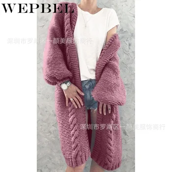 WEPBEL Female Keep Warm Sweater Casual Coats New Autumn Winte Women Cardigan Long Sleeve Solid Knitted Sweater
WEPBEL Female Keep Warm Sweater Casual Coats New Autumn Winte Women Cardigan Long Sleeve Solid Knitted Sweater