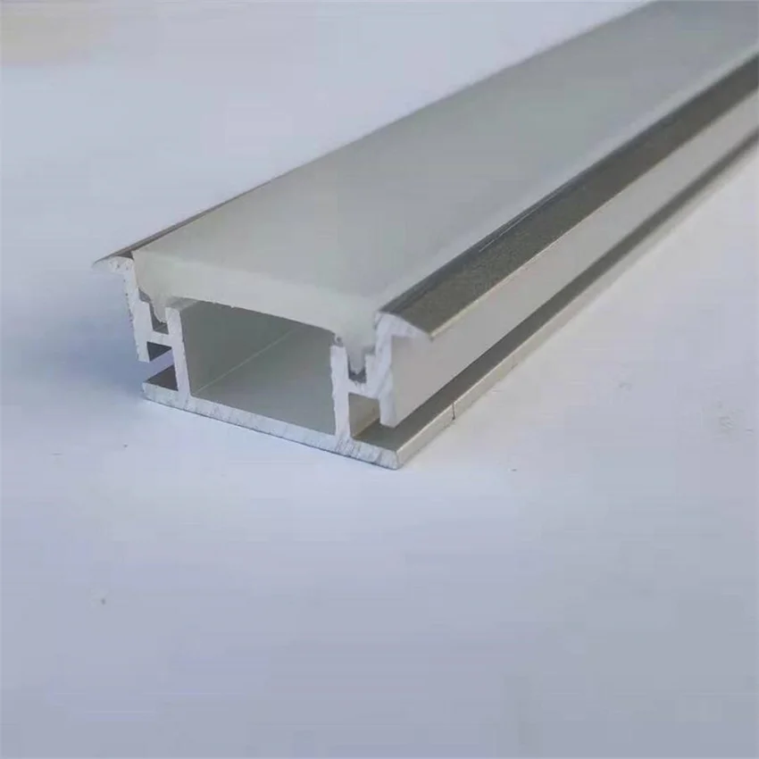 

2m/pcs tiles ground aluminum profile floor/Step/stairs lighting,IP 65 in-Ground Floor LED recessed Profile with thick PC cover