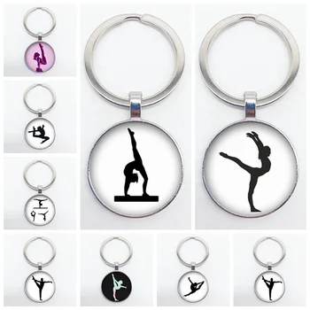2020 Gymnast Pattern Keychain Rhythmic Gymnast Pattern Glass Pendant Keychain Gymnast Memorial Gift
2020 Gymnast Pattern Keychain Rhythmic Gymnast Pattern Glass Pendant Keychain Gymnast Memorial Gift