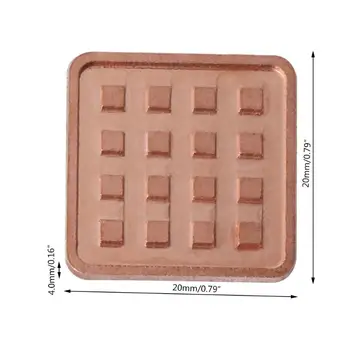 5PCS Copper Heat Sink for VGA GPU Miniature Radiator DDR3 RAM Memory IC Chipset DXAC
5PCS Copper Heat Sink for VGA GPU Miniature Radiator DDR3 RAM Memory IC Chipset DXAC