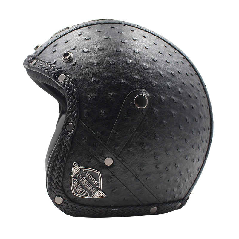 NEW Synthetic Leather Motorcycle Helmet Chopper Scooter 3/4 Open Face Casco Moto Helmet DOT Capacete Mask Glasses
NEW Synthetic Leather Motorcycle Helmet Chopper Scooter 3/4 Open Face Casco Moto Helmet DOT Capacete Mask Glasses