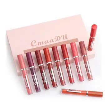 10 Piece/set Velert Matte Lipgloss Liquid Lipstick Pen Lips Nude Matte Lip Gloss Makeup Waterproof Long-lasting Moinisturizer
10 Piece/set Velert Matte Lipgloss Liquid Lipstick Pen Lips Nude Matte Lip Gloss Makeup Waterproof Long-lasting Moinisturizer