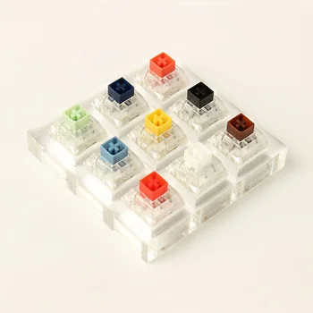 9 Switches Keyboard Tester Kit Clear Keycaps Sampler Mechanical Keyboard Translucent Keycaps Testing Tool Acrylic Box Shaft
9 Switches Keyboard Tester Kit Clear Keycaps Sampler Mechanical Keyboard Translucent Keycaps Testing Tool Acrylic Box Shaft