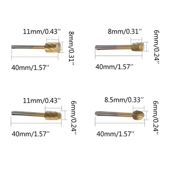 10Pcs 1/8Inch Shank Milling Rotary File Burrs Bit Locator Set Wood Carving Rasps 40JE
10Pcs 1/8Inch Shank Milling Rotary File Burrs Bit Locator Set Wood Carving Rasps 40JE