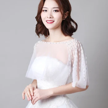 Mingli Tengda Wedding Shawl Cover Shoulder Shawl Beaded Marry Bride Jacket Bridal Cape Bolero Cloak Shrug Shrugs For Women Boda
Mingli Tengda Wedding Shawl Cover Shoulder Shawl Beaded Marry Bride Jacket Bridal Cape Bolero Cloak Shrug Shrugs For Women Boda