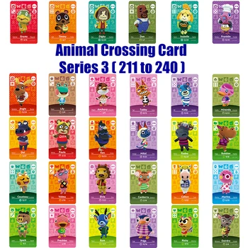 Series 3 (211 to 240) Amiibo Animal Crossing Card Work for NS Games Amibo Switch Rosie Welcome Stickers New Horizons NFC
Series 3 (211 to 240) Amiibo Animal Crossing Card Work for NS Games Amibo Switch Rosie Welcome Stickers New Horizons NFC