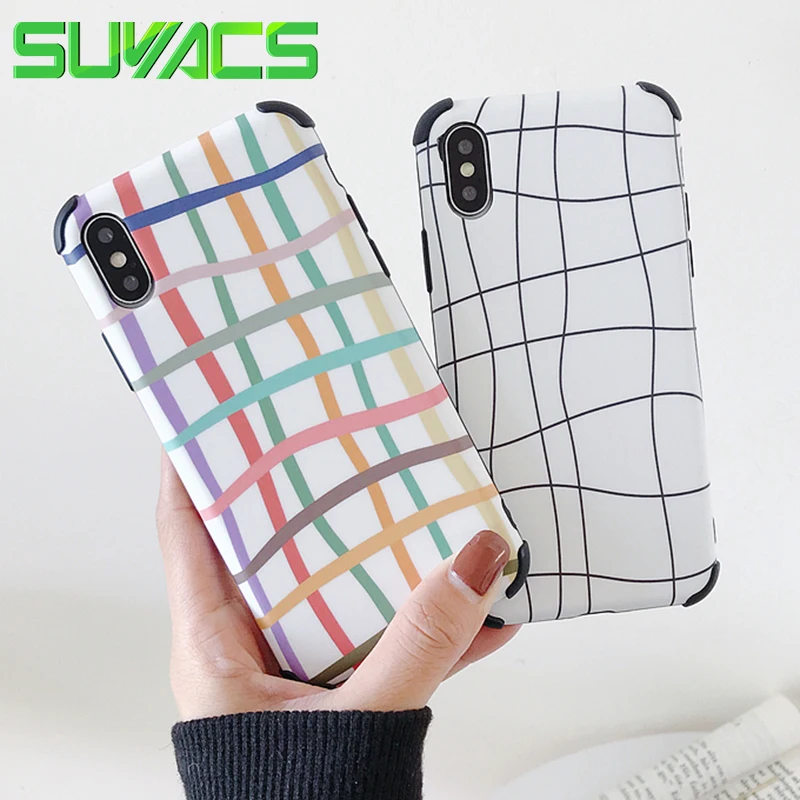 SUYACS Abstract Line Shockproof Phone Case For iPhone XR XS Max 7 8 6S Plus Soft IMD Full Body Protect Phone Back Cover Shell
SUYACS Abstract Line Shockproof Phone Case For iPhone XR XS Max 7 8 6S Plus Soft IMD Full Body Protect Phone Back Cover Shell