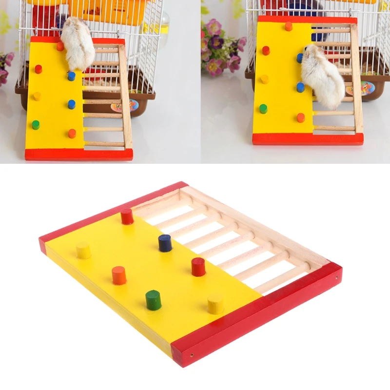 Pet Rat Hamsters Toys Natural Wooden Colorful Scaling Jumping Climbing Ladder Fun Play Toy
Pet Rat Hamsters Toys Natural Wooden Colorful Scaling Jumping Climbing Ladder Fun Play Toy