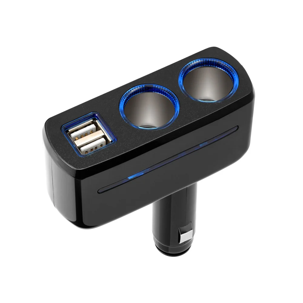 DC 12 V Car Cigarette Lighter Power Socket Splitter Power Adapter Car-styling 3.1A 80w Dual USB Charger Socket Blue
DC 12 V Car Cigarette Lighter Power Socket Splitter Power Adapter Car-styling 3.1A 80w Dual USB Charger Socket Blue