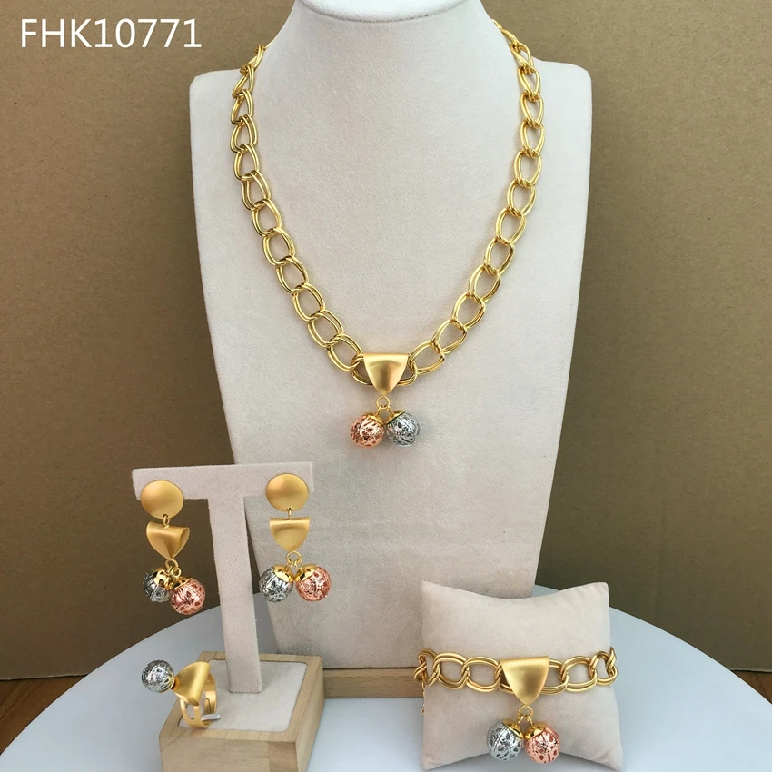 Yuminglai African Gold-Plated for Women Wedding gifts Ethiopian Jewelry Sets Dubai Bridal Party Jewellery Set FHK10771
Yuminglai African Gold-Plated for Women Wedding gifts Ethiopian Jewelry Sets Dubai Bridal Party Jewellery Set FHK10771