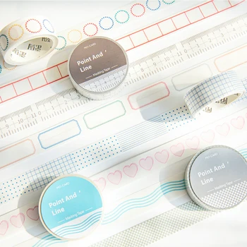 Point and Line Functional Decorative Sticker Washi Tape Adhesive Tape Diy Scrapbooking Sticker Label Masking Craft Tape
Point and Line Functional Decorative Sticker Washi Tape Adhesive Tape Diy Scrapbooking Sticker Label Masking Craft Tape