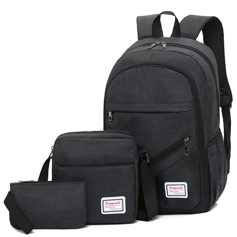 2018 New Style Backpack Two-Piece Set Joint Contrast Color Three-piece Set College Style Backpack Casual Schoolbag
2018 New Style Backpack Two-Piece Set Joint Contrast Color Three-piece Set College Style Backpack Casual Schoolbag
