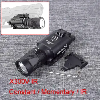 Tactical Pistol Weapon Light X300V IR Scout Flashlight Infrared Night Vision Hanggun Lignt For Glock 17 18 18C Hunting Gun Light
Tactical Pistol Weapon Light X300V IR Scout Flashlight Infrared Night Vision Hanggun Lignt For Glock 17 18 18C Hunting Gun Light