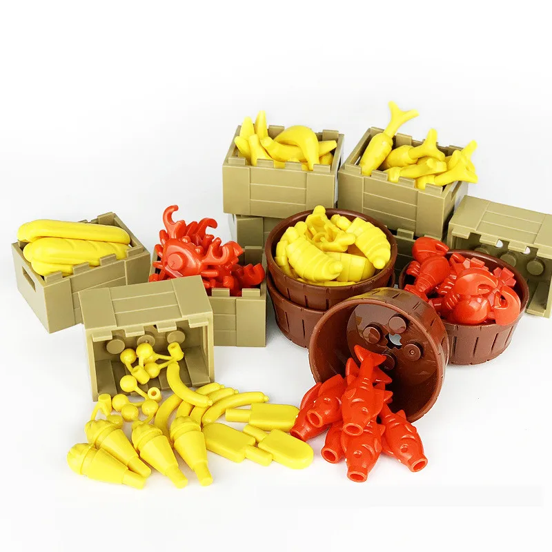 City Box Accessories Blocks Treasure Chest Basket Foods Container Friends Small Animal Compatible Building MOC Bricks Kids Toys
City Box Accessories Blocks Treasure Chest Basket Foods Container Friends Small Animal Compatible Building MOC Bricks Kids Toys