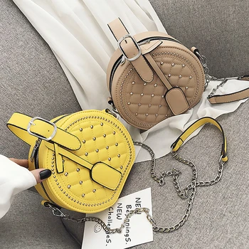 2019 New Leather Round Bag For Women Handbags Designer Quilited Ladies Hand Bags Famous Brand Women Chain Shoulder Messenger Bag
2019 New Leather Round Bag For Women Handbags Designer Quilited Ladies Hand Bags Famous Brand Women Chain Shoulder Messenger Bag