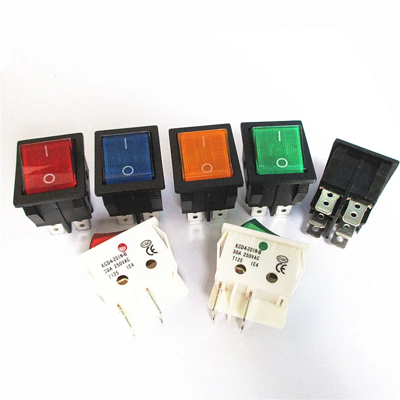10pcs Welding machine switch power supply ship type switch 30A switch T8555 type KCD4 with light four feet two files
10pcs Welding machine switch power supply ship type switch 30A switch T8555 type KCD4 with light four feet two files