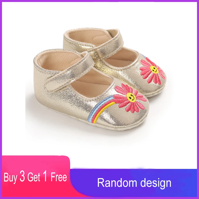 Spring Autumn Baby Girls Flower Rainbow Princess Shallow Flats Casual Soft Children's Floral First Walkers Kids Toddler Shoes
Spring Autumn Baby Girls Flower Rainbow Princess Shallow Flats Casual Soft Children's Floral First Walkers Kids Toddler Shoes