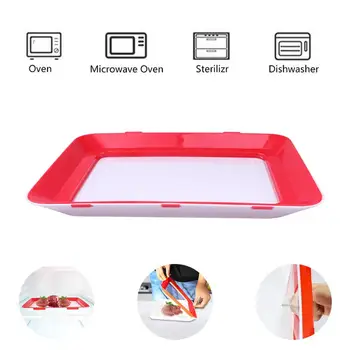 New Creative Refrigerator Fresh Food Preservation Tray Plate Food Grade Food Storage Organizer Container Kitchen Gadget
New Creative Refrigerator Fresh Food Preservation Tray Plate Food Grade Food Storage Organizer Container Kitchen Gadget