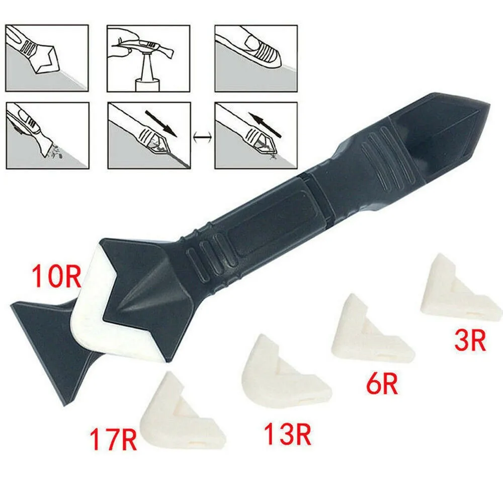 3 In1 Silicone Remover Caulk Finisher Sealant Smooth Scraper Grout Kit Tools With Seam Tape Plastic Hand Tools Set Accessory
3 In1 Silicone Remover Caulk Finisher Sealant Smooth Scraper Grout Kit Tools With Seam Tape Plastic Hand Tools Set Accessory
