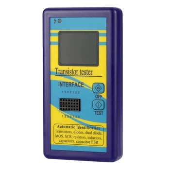 New 128*160 Multi-purpose Transistor Tester Diode Thyristor Capacitance Resistor Inductance MOSFET ESR LCR Meter TFT Color Displ
New 128*160 Multi-purpose Transistor Tester Diode Thyristor Capacitance Resistor Inductance MOSFET ESR LCR Meter TFT Color Displ
