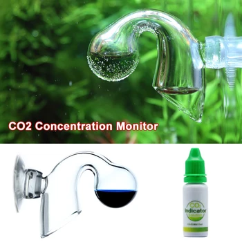 Aquarium Carbon Dioxide CO2 Monitor Glass Drop Checker with Solution PH Indicator and Suction Cup VJ-Drop 
Aquarium Carbon Dioxide CO2 Monitor Glass Drop Checker with Solution PH Indicator and Suction Cup VJ-Drop