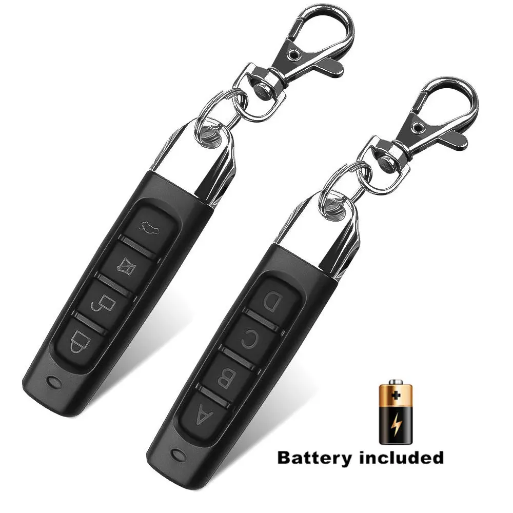 433MHZ Universal 4 Key Buttons Garage Gate Door Remote Control Auto Pair Copy Remote Door Opener Remote Control Duplicator
433MHZ Universal 4 Key Buttons Garage Gate Door Remote Control Auto Pair Copy Remote Door Opener Remote Control Duplicator