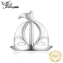 Bijourypalace 925 argent Sterling mer amour voilier perles breloque pour mère et fille 2018 nouvelle offre spéciale beaux cadeaux(China)