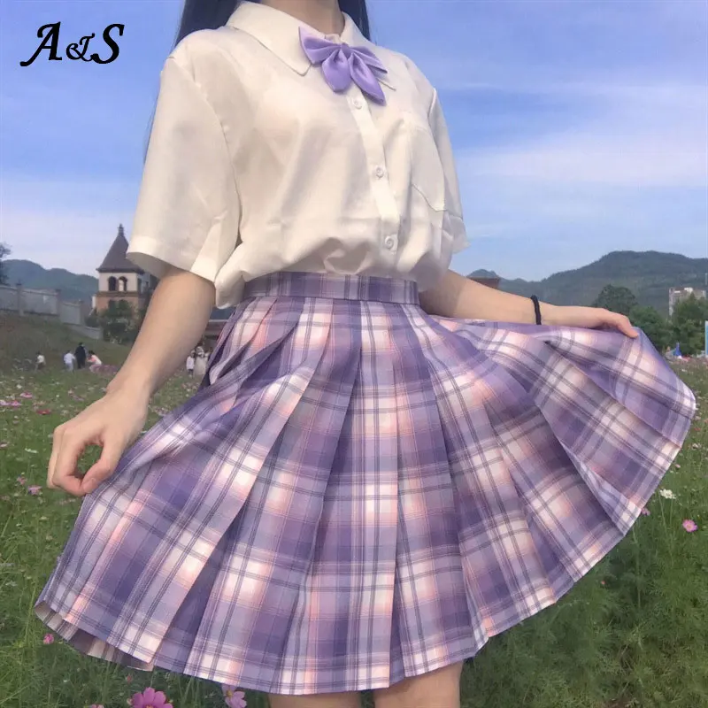 Anbenser Japanese Style Summer Women High Waist Pleated Plaid Skirt Preppy Girls Dance Cute A-Line Mini Cosplay Sexy Skirt
Anbenser Japanese Style Summer Women High Waist Pleated Plaid Skirt Preppy Girls Dance Cute A-Line Mini Cosplay Sexy Skirt
