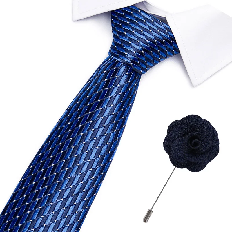 Men Tie Cravat Pin Set Fashion Wedding Ties for Men Hanky Necktie Dot Striped Gravata Jacquard Tie Social Party Accessories 
Men Tie Cravat Pin Set Fashion Wedding Ties for Men Hanky Necktie Dot Striped Gravata Jacquard Tie Social Party Accessories