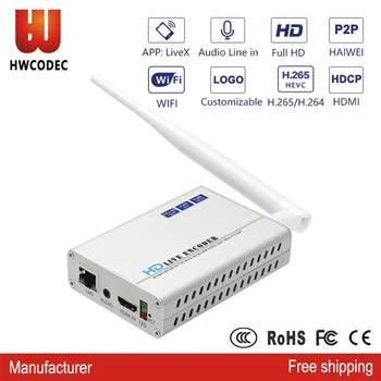 HWCODEC H8118WP Free Shipping H264 H265 Encoder HDMI Encoder IP Video Encoder IPTV Supports SRT RTSP RTMP for YouTube, Facebook 
HWCODEC H8118WP Free Shipping H264 H265 Encoder HDMI Encoder IP Video Encoder IPTV Supports SRT RTSP RTMP for YouTube, Facebook