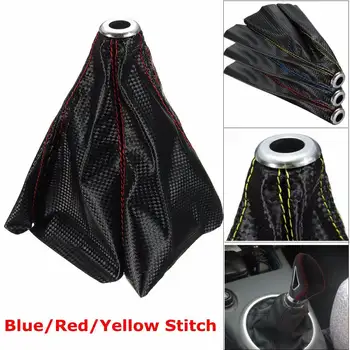 Hot Gear Shift Collars Car Truck Auto Stitch PVC Leather Manual Gear Shifter Shift Knob Boot Cover Universal Bule Red Yellow 
Hot Gear Shift Collars Car Truck Auto Stitch PVC Leather Manual Gear Shifter Shift Knob Boot Cover Universal Bule Red Yellow