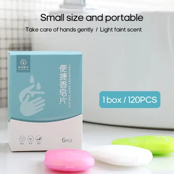120PCS Disposable Soap Parper Portable Hand Washing Box Scented Slice Sheets Mini Soap Paper Travel Convenient Hand Cleaning
120PCS Disposable Soap Parper Portable Hand Washing Box Scented Slice Sheets Mini Soap Paper Travel Convenient Hand Cleaning