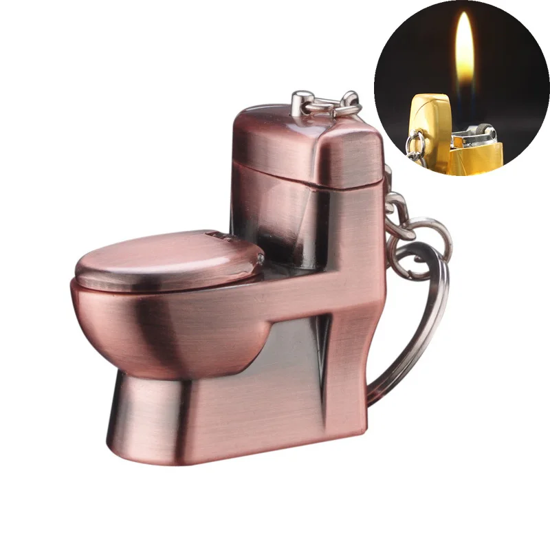 Key Chain Lighter Creative Retro Cute Toilet Butane Gas Flame Lighters for Home Decoration Collection Cigarette Igniter
Key Chain Lighter Creative Retro Cute Toilet Butane Gas Flame Lighters for Home Decoration Collection Cigarette Igniter
