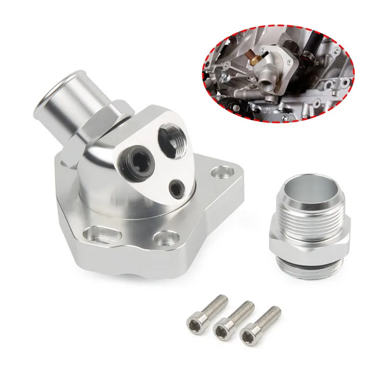 Car Cooling Thermostat K-Motor Car Cooling Swivel Neck Adapter Practical Modification Aluminum Alloy For Honda Civic K20 K24
Car Cooling Thermostat K-Motor Car Cooling Swivel Neck Adapter Practical Modification Aluminum Alloy For Honda Civic K20 K24