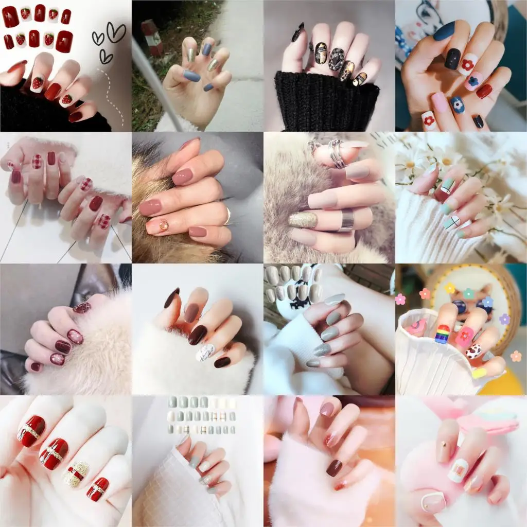 24Pcs/set Press On Fake Nails Fingernails With Cute Carton Short Kawaii False Nail Tips Artificial Faux Ongles With Glue Sticker
24Pcs/set Press On Fake Nails Fingernails With Cute Carton Short Kawaii False Nail Tips Artificial Faux Ongles With Glue Sticker