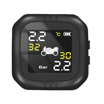 Wireless Motorcycle Tire Pressure Monitoring System Waterproof Cordless Real-time Pressure Detection Monitor Alarm Tester
Wireless Motorcycle Tire Pressure Monitoring System Waterproof Cordless Real-time Pressure Detection Monitor Alarm Tester
