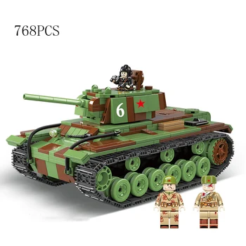 726PCS Military K-v 1 Tank Building Blocks Compatibl Legoinglys WW2 Military Tank Army Soldiers Figures Weapon Parts Bricks
726PCS Military K-v 1 Tank Building Blocks Compatibl Legoinglys WW2 Military Tank Army Soldiers Figures Weapon Parts Bricks