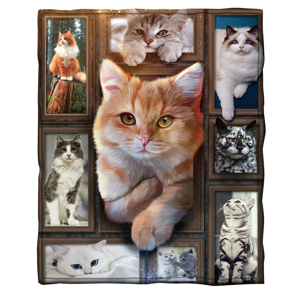 Cat 3d printed fleece blanket for Beds Hiking Picnic Thick Quilt Fashionable Bedspread Sherpa Throw Blanket Drop shipping 08
Cat 3d printed fleece blanket for Beds Hiking Picnic Thick Quilt Fashionable Bedspread Sherpa Throw Blanket Drop shipping 08