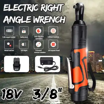 18V Rechargeable Portable Electric Wrench 3/8" 60N.m 90 degree Wrench Tool wrench Quick Charger
18V Rechargeable Portable Electric Wrench 3/8" 60N.m 90 degree Wrench Tool wrench Quick Charger