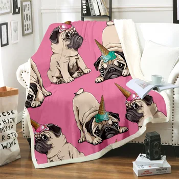 Pug Theme Digital Printing Chunky Knit Customized Blanket Winter Flannel Blanket Comfy Hood
Pug Theme Digital Printing Chunky Knit Customized Blanket Winter Flannel Blanket Comfy Hood