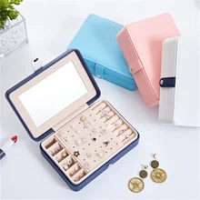 PU Leather Jewelry Box Double Layer Portable Travel Mini Case Jewelry Organizer Boxes for Stud Earrings Rings Necklaces Bracelet
PU Leather Jewelry Box Double Layer Portable Travel Mini Case Jewelry Organizer Boxes for Stud Earrings Rings Necklaces Bracelet
