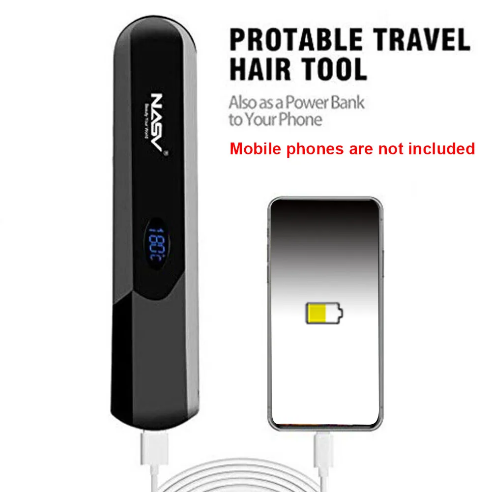Men Women Travel Easy Use Fast Heat Hair Straightener USB Charging Styling Comb Wet Dry Home Electric Curling Iron Multifunction
Men Women Travel Easy Use Fast Heat Hair Straightener USB Charging Styling Comb Wet Dry Home Electric Curling Iron Multifunction