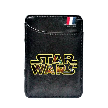 Classic Star Wars Black leather magic wallets Fashion men and women money clips card purse cash holder
Classic Star Wars Black leather magic wallets Fashion men and women money clips card purse cash holder