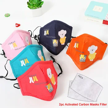 Cartoon Reusable Cotton Child Mask PM2.5 Dust Anti Haze Respirator Windproof Mouth Masker and 2pcs Activated Carbon Masks Filter
Cartoon Reusable Cotton Child Mask PM2.5 Dust Anti Haze Respirator Windproof Mouth Masker and 2pcs Activated Carbon Masks Filter