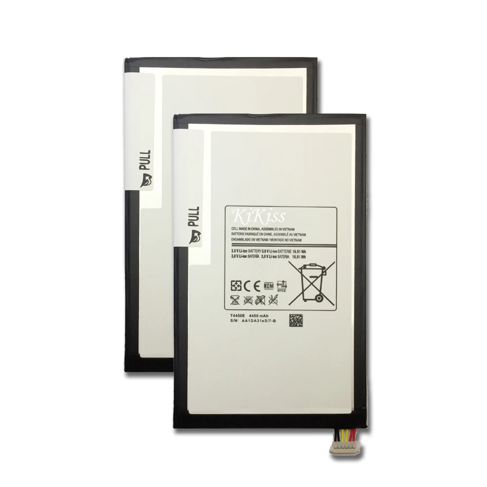 Rechargeable Lithium Polymer Battery T4450E For Samsung GALAXY Tab 3 8.0 SM T310 T311 Replacement Battery 4450mAh
Rechargeable Lithium Polymer Battery T4450E For Samsung GALAXY Tab 3 8.0 SM T310 T311 Replacement Battery 4450mAh